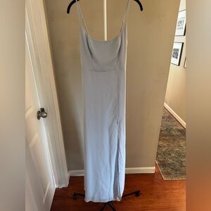 Birdy Grey Amy Chiffon Dress Ice Blue